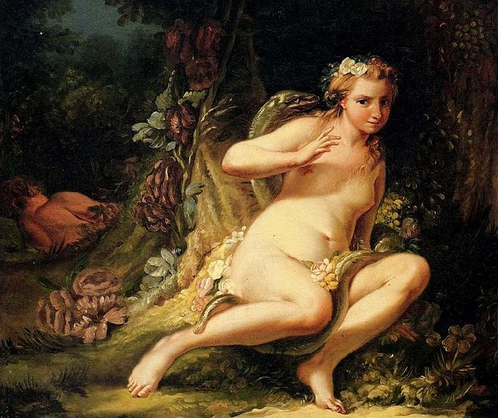 Jean-Baptiste marie pierre Temptation of Eve oil painting picture